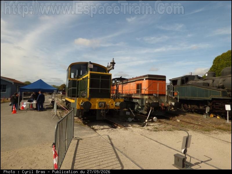 Photo du 27/09/2026 : Belles locomotives lors des journées du patrimoine organisées par l'AJECTA à Longueville.