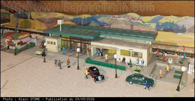 Photo du 09/09/2026 : Réseau de Neustadt à Karaköy - gare de Hornstadt (maquette Hornby Ho)