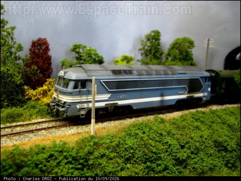 Photo du 10/09/2026 : Passage d'une A1A 68000  dans le module pont sur la Bresle - module 3000 Littorail 76