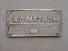 Plaque du constructeur
